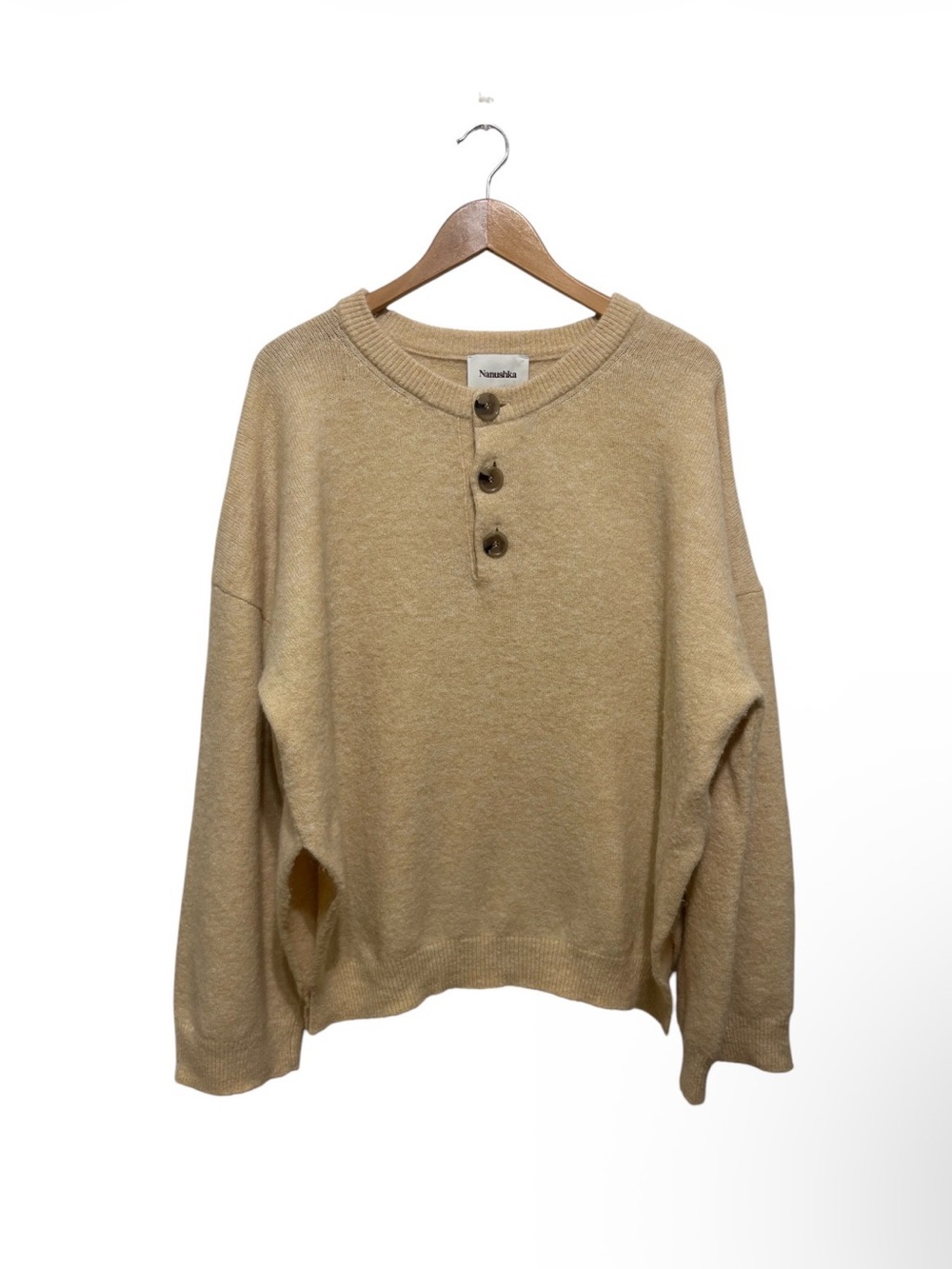 NANUSHKA Lamee Fluffy Knit Sweater
